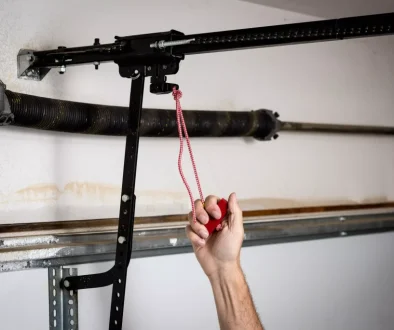 Manually-Opening-Garage-Door